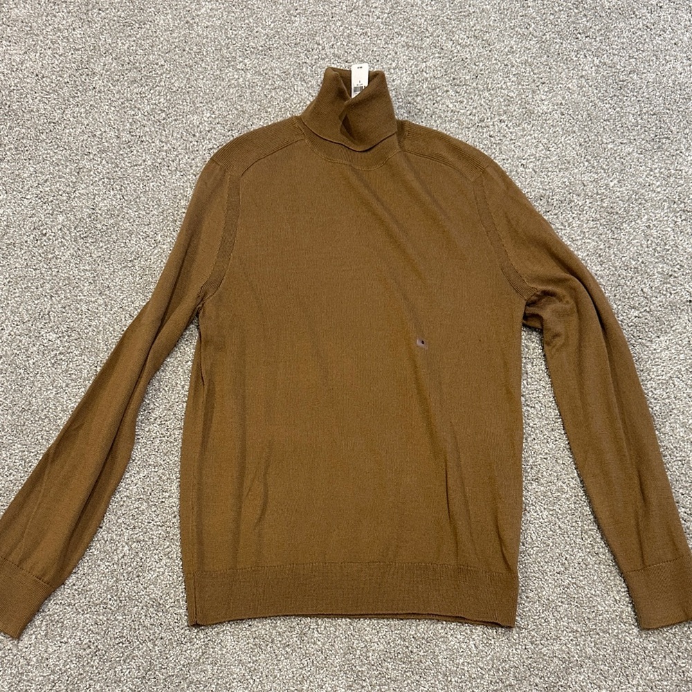 NWT Express Men's Brown Turtleneck Sweater